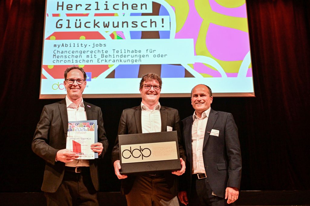 Verleihung des Deutschen Demografie Preises 2026 am 04.06.26 im Jenaer Volkshaus. Foto: Jürgen Scheere/DDP
